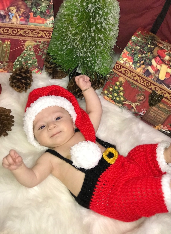 infant santa outfit