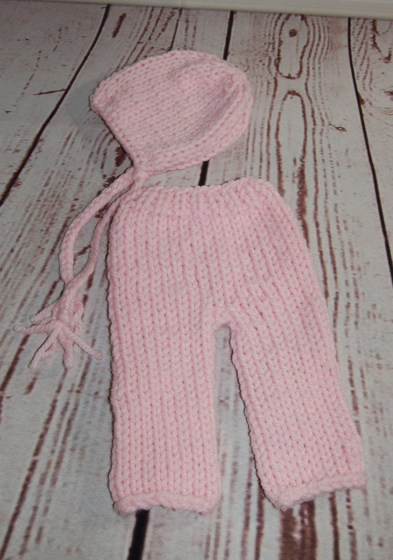 Pants Newborn Clothing Baby Girl Costume Knit Outfit Bonnet Cosplay Baby Outfit Photo Prop Newborn Photo Outfit Knit