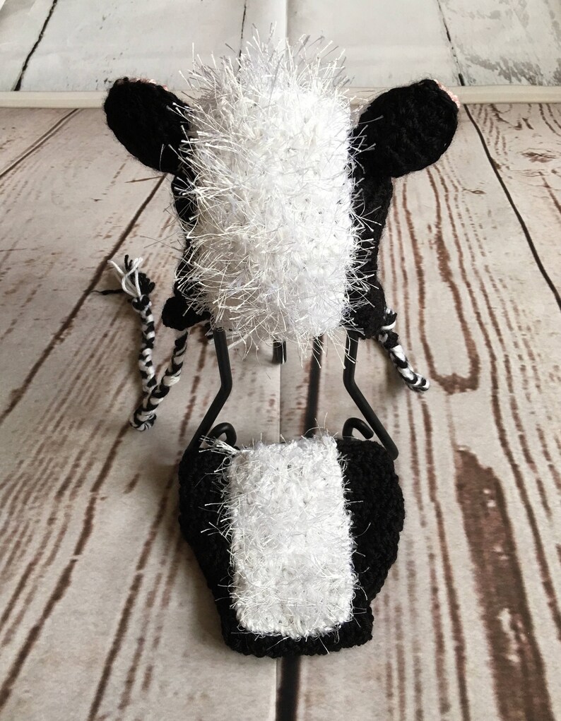 Baby Shower Baby Photo Outfit Newborn Photo Prop Cosplay Newborn Photo Outfit Baby Photo Prop Matching Set Skunk Costume