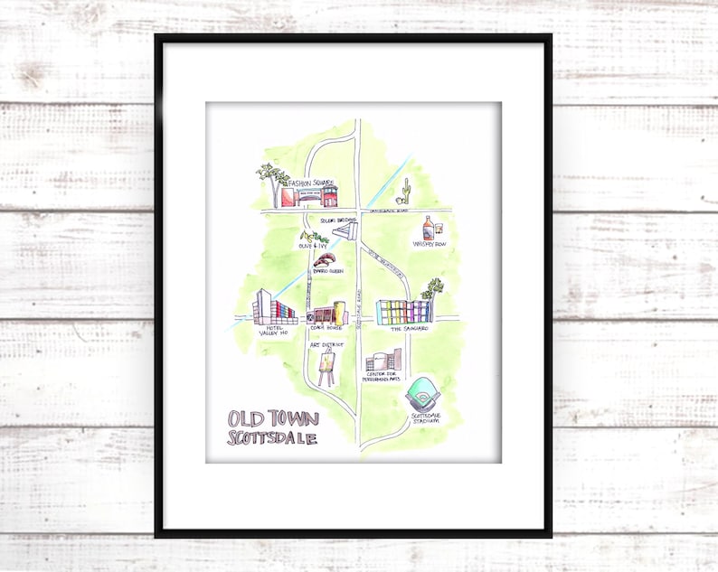 Illustrated Map. Arizona Map. Printable Map Artwork. Scottsdale Illustrated Map. Housewarming Reward. Going Reward. Scottsdale Map. Hand Drawn Map picture about Printable Arizona Map titled Illustrated Map. Arizona Map. Printable Map Artwork. Scottsdale Illustrated Map. Housewarming Present. Transferring Present. Scottsdale Map. Hand Drawn Map