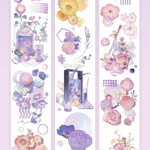 Eon Limerence CelloM vol.20 original Sammlung hochwertige PET Plastik Masking Tape Muster perfekt für Journal/TN/Planer/Scrapbook Fragrance = 6×100cm