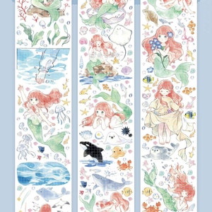 Eon Limerence CelloM vol.20 original Sammlung hochwertige PET Plastik Masking Tape Muster perfekt für Journal/TN/Planer/Scrapbook Mermaid Song =7×95cm