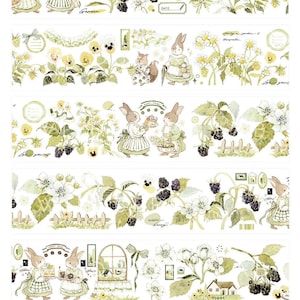 Waldbeer-Labor vol.6 hochwertige PET Masking Tape Muster perfekt für TN/Journal/Planer/Album/Bastelarbeiten/Scrapbook/Home-Deco Little Field=6×200cm