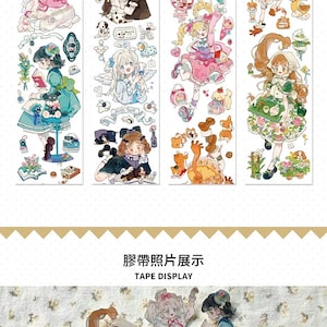 Normal Puppy / 2023 invierno vol.1 muestrarios de cintas de enmascaramiento washi de la colección original perfectos para diario/TN/planner/hobonichi/album/crafting Normal Puppy chara