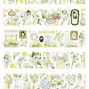 Waldbeer-Labor vol.6 hochwertige PET Masking Tape Muster perfekt für TN/Journal/Planer/Album/Bastelarbeiten/Scrapbook/Home-Deco InTheGarden=6×200cm