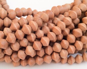 Beads Philippine Orange Wood Heishi 5-6mm
