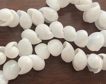 White Moonshell Beads