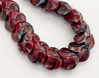 Image showcasing Wavy Glass Beads - Etsy