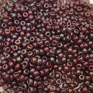 30 Grams Japanese Seed Beads Destash Seed Beads Size 11/0- Metallic Iris Purple