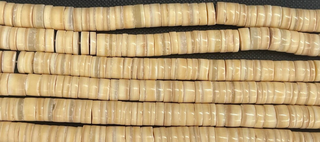 Shell Disc Tops 7MM Shell Heishi Melon Shell Disc Rondelle 24