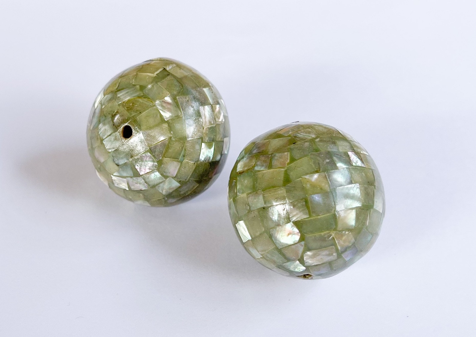 Shell Focal Bead Large Round Inlaid Shell Abalone 30MM 1 PC - Etsy