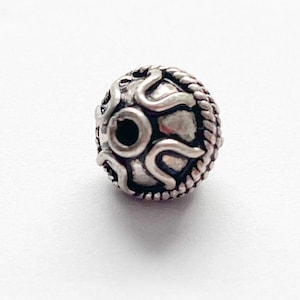 Bali Sterling Silver Round Bead 10mm