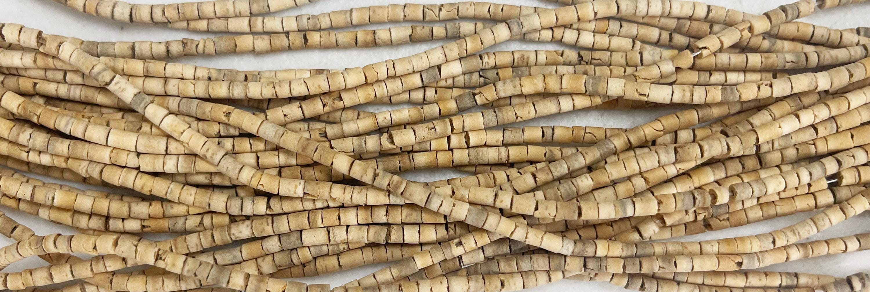 4mmココナッツヘイシビーズ：天然木、24インチストランド - Etsy 日本