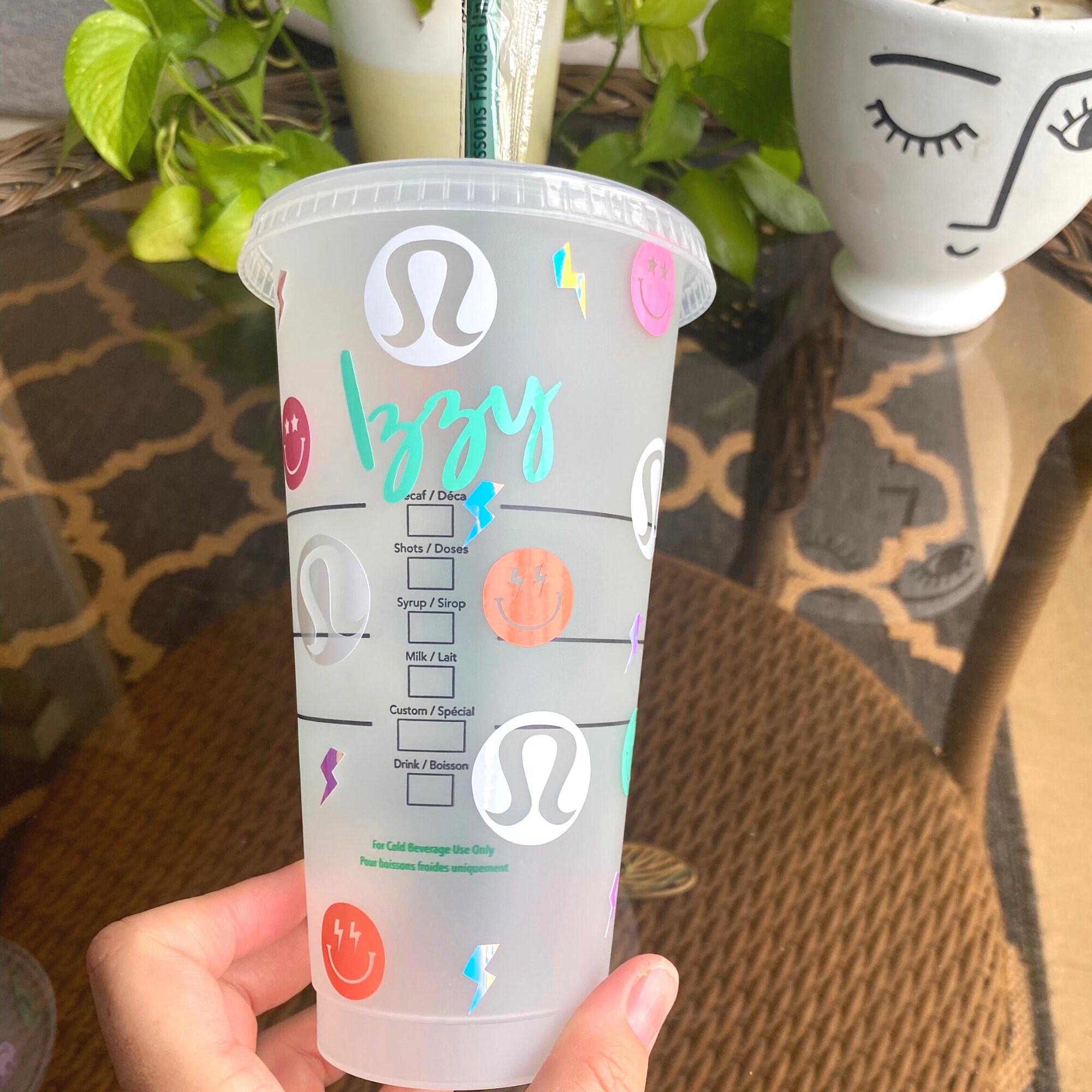 Lulu Life Lululemon Cold Cup Workout Iced Coffee Cup Etsy