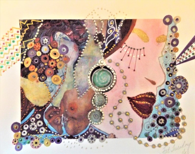 Fat Tuesday I~A Limited Edition~Signed and Numbered Embellished Print