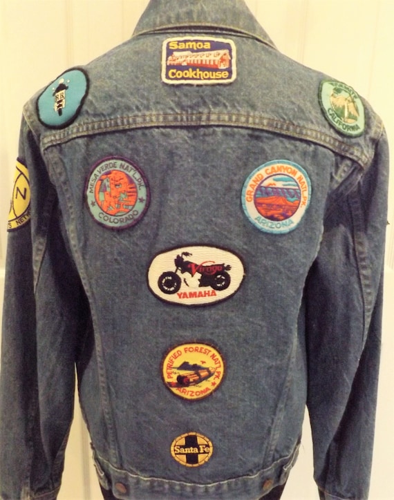 Vintage 1980s Levi Wrangler Jacket with Vintage Pa