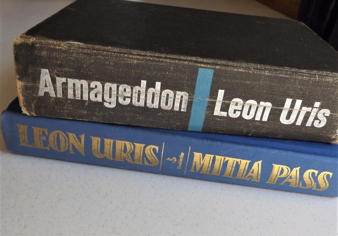 Leon Uris Classic Collection Armageddon and Mitla Pass Etsy