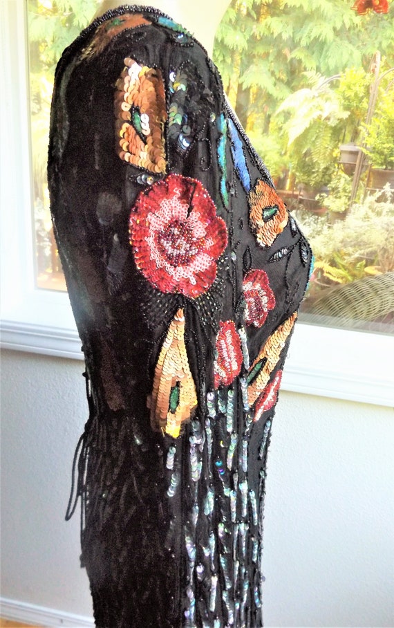 Bedazzling Black Cocktail Dress ~ by Oh Johnny - image 3