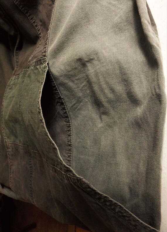 HEI Khaki Jacket~ Upscaled Patchwork 'Fatigue' Lo… - image 8