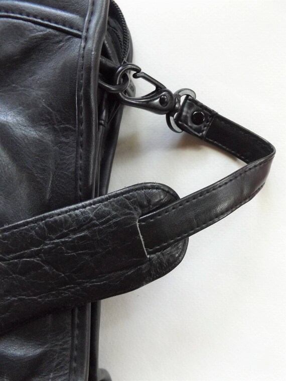 Jourdan Designer Black Leather Briefcase Etsy UK