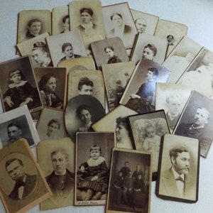 Cartes-de-Visits Antique Photo Collection ~ Lot of Thirty