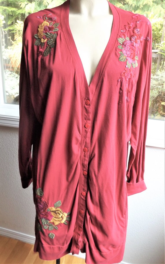 Joy, Love, Light Embroidered Cardigan ~ JW Los Ang