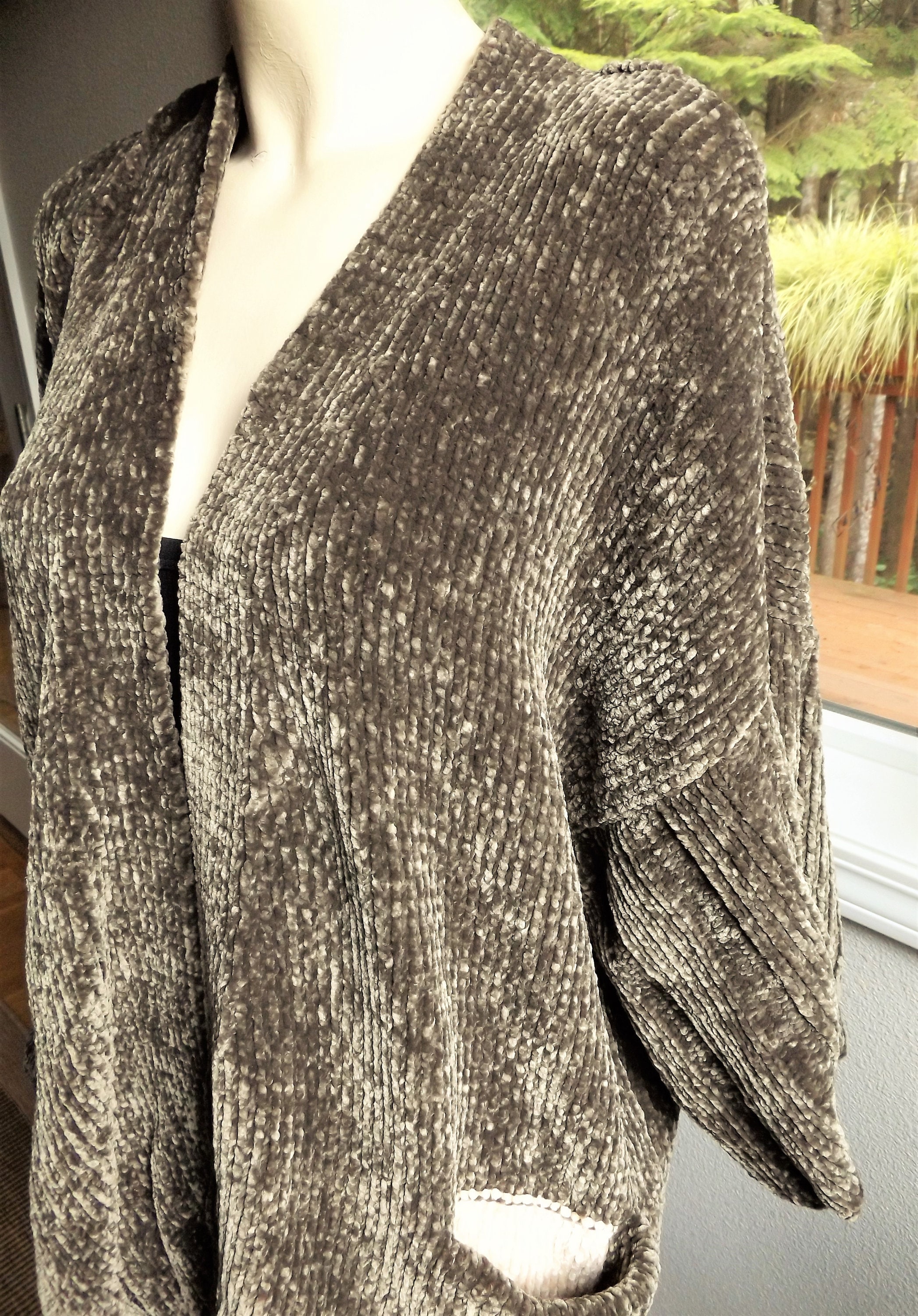 Anthropologie moth shop chenille cardigan