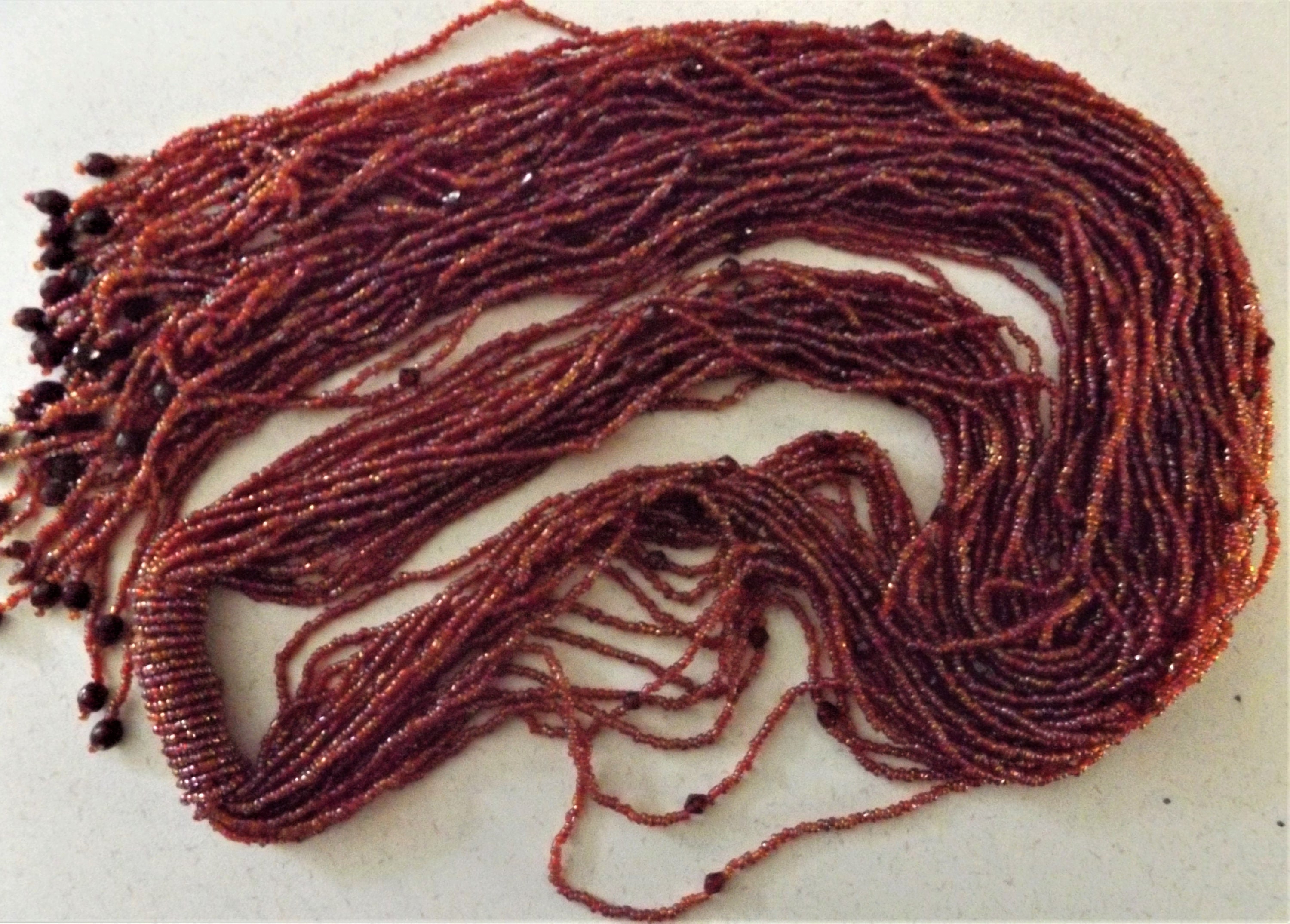 Multistrand Multipurpose Seed Bead Accessory Belt or Etsy