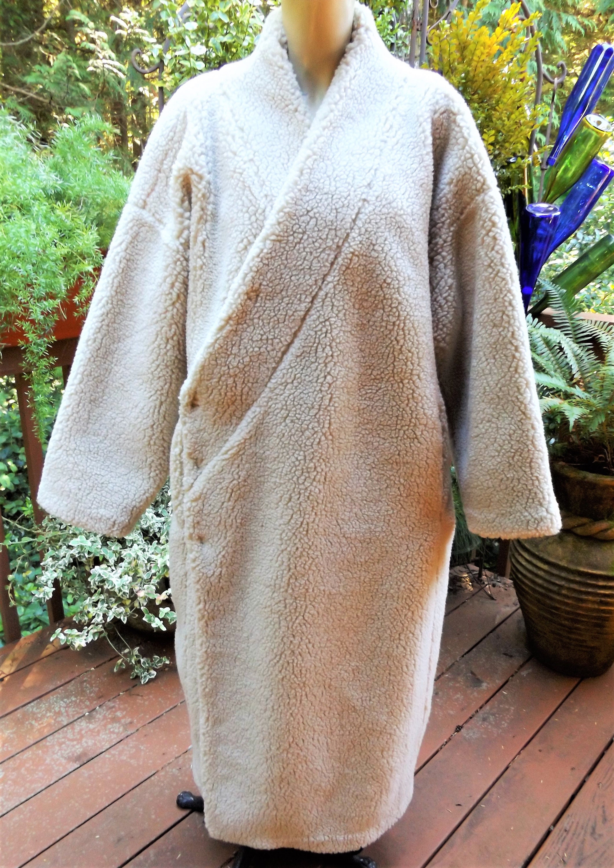 Monki oversized top teddy jacket