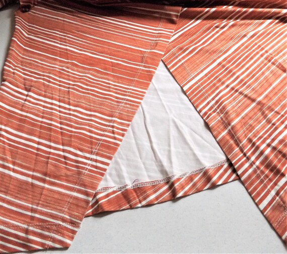 Peruvian Connection ~ Rust and Cream Striped Maxi… - image 7