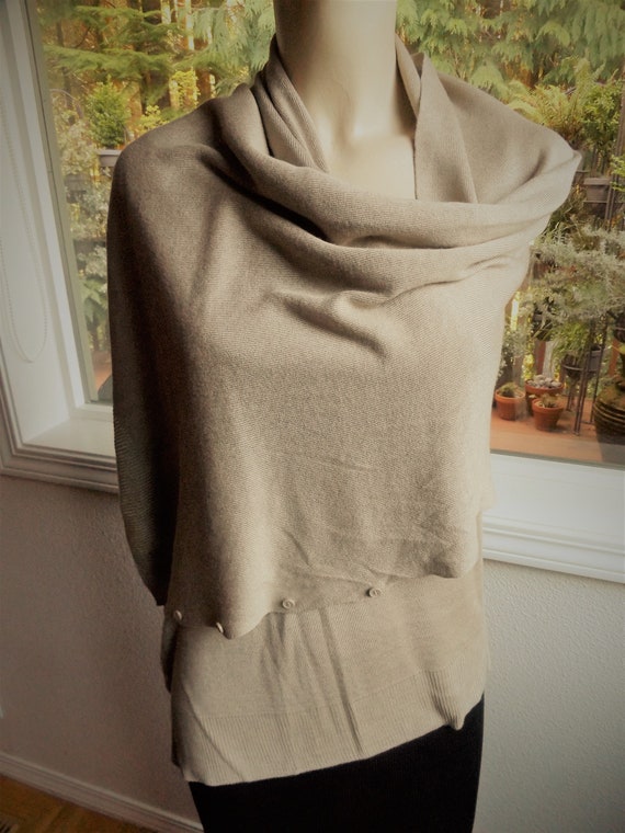 Versatile Knit Wrap ~ Shawl or Scarf - image 3