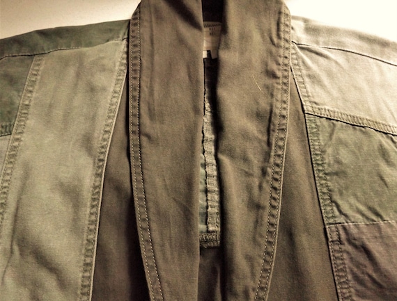 HEI Khaki Jacket~ Upscaled Patchwork 'Fatigue' Lo… - image 6