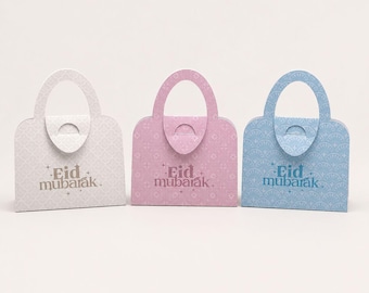 Eid Money Holder Pastel Purse, Personalised (Cash or Voucher Sleeve)