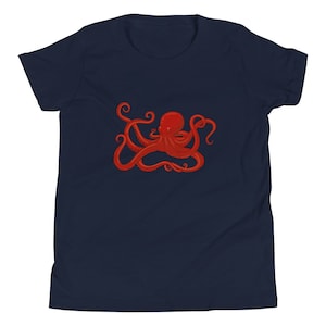 Octopus deep sea ocean Youth Short Sleeve T-Shirt