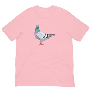 Pigeon rock dove city bird Unisex t-shirt