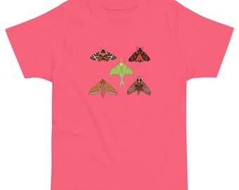 Moths insects entomology Toddler jersey t-shirt