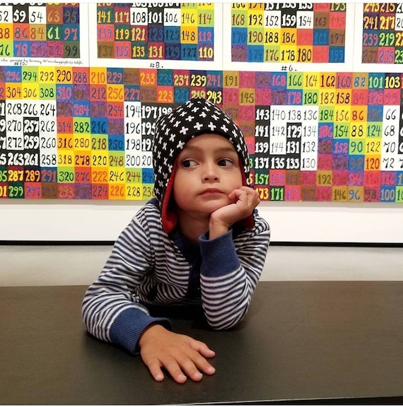 KID  Ready to Ship Fleece Lined Aviator Cap. Handmade. 6-12 Month