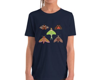 Moths insects entomology Youth Short Sleeve T-Shirt