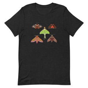 Moths insects entomology Unisex t-shirt