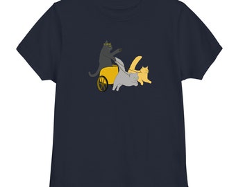 Freya cat chariot Toddler jersey t-shirt