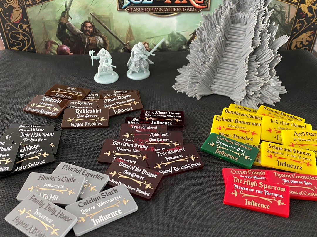 ASOIAF Influence Tokens 2021. A Game of Thrones A Song of Ice and Fire(01)