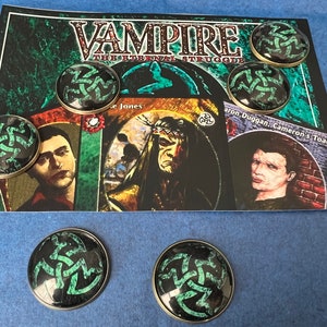 V5 Vampire: the Masquerade clan/ankh Vinyl Decals 