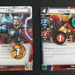 Tokens do Conjunto Básico de Substituição Completa do Marvel Champions The Card Game. Danos, Ameaças, Tokens multifuncionais. Tokens Marvel LCG