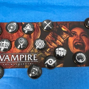 V5 Vampire: the Masquerade clan/ankh Vinyl Decals 