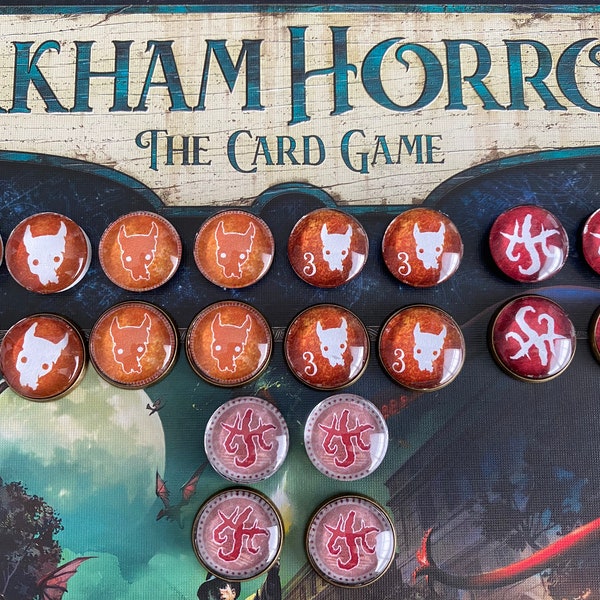 Arkham Horror 3rd edition Arkham Horror tokens. Doom & cattle tokens Terror Tokens Mythos Tokens