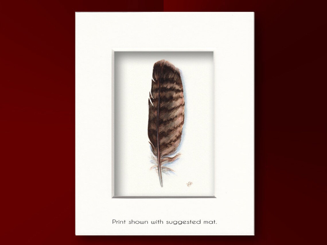 Eagle Feather Print, Eagle Art, Watercolor Eagle, Native American Art ...
