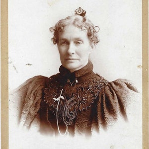 Tarjetas de gabinete de fotos antiguas de 1890, hombres y mujeres 2
