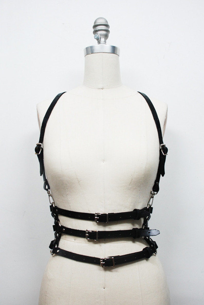 Leather Body Harness BDSM Harnesses Harness Canada Cage Etsy