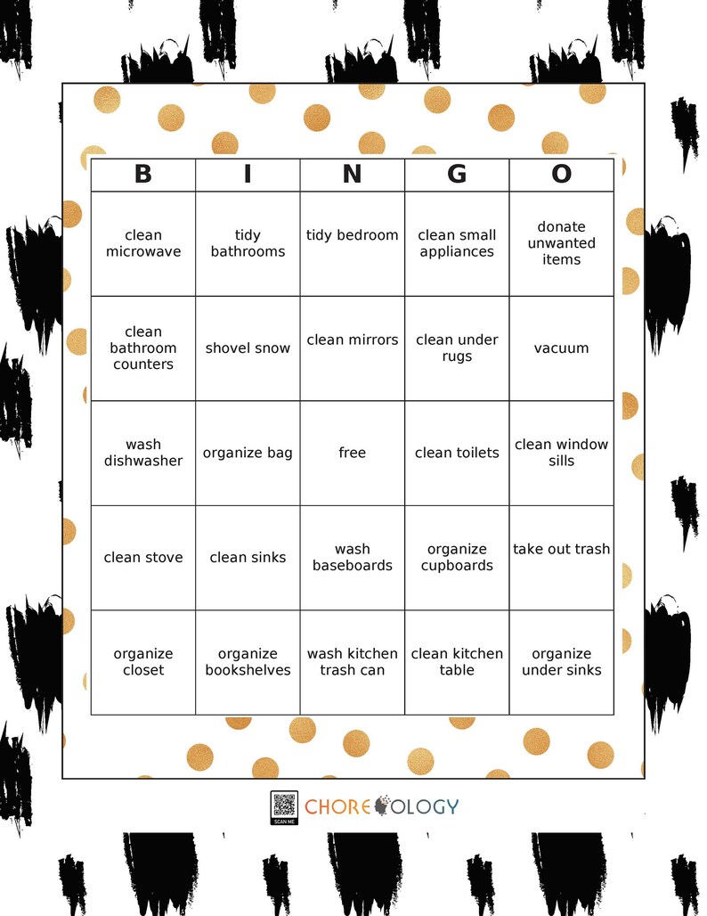 Winter Chore Bingo Printable Five Cards - Etsy