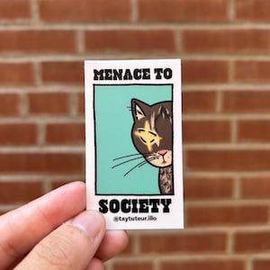 Menace to Society Sticker